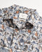 Billy Reid - Short Sleeve Crab Linen Treme Block Shirt - Dark Navy/Multi