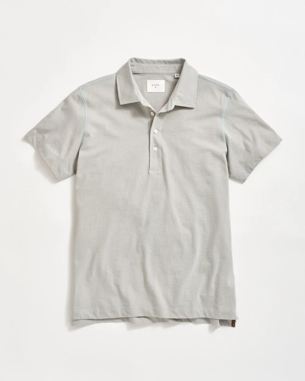 Billy Reid Stripe Pensacola Polo - Light Blue