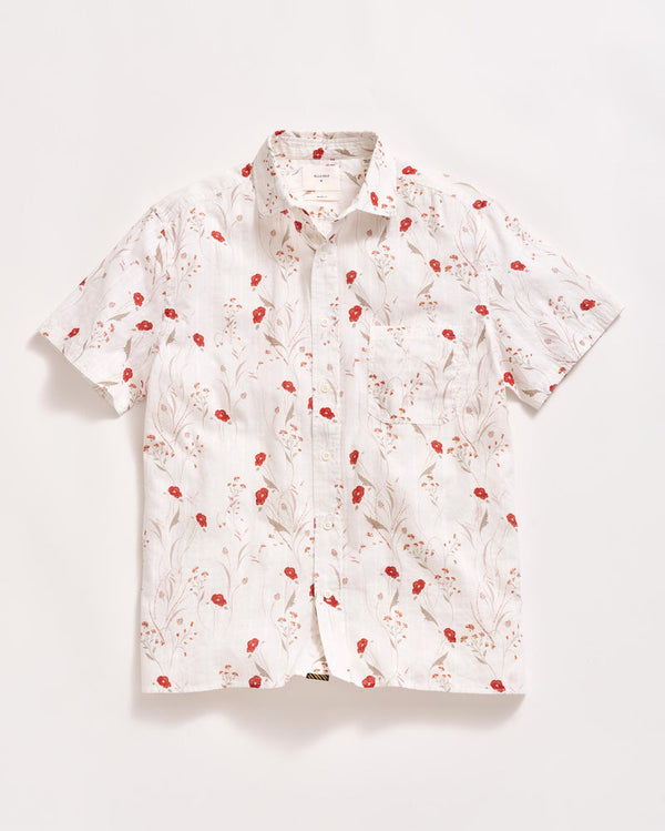Billy Reid Short Sleeve Poppy Treme Shirt