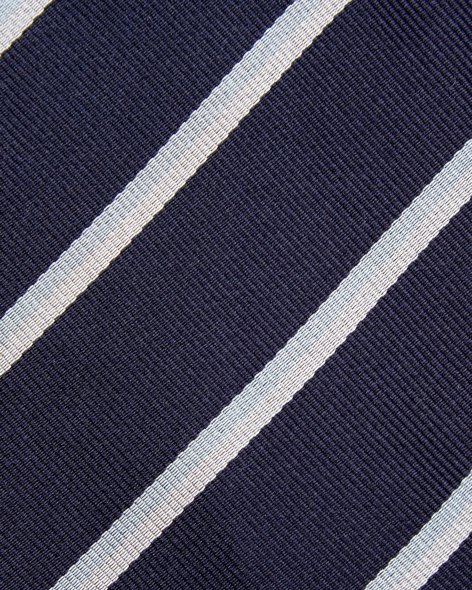 Sid Mashburn Silk Repp Tie - Navy/ Sky/ Hunter Stripe