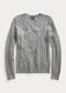 Polo Ralph Lauren Cable-Knit Cashmere Sweater - Grey