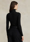 Polo Ralph Lauren Stretch Ribbed Turtleneck - Black