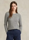 Polo Ralph Lauren Cable-Knit Cashmere Sweater - Grey