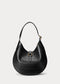 Polo Ralph Lauren Polo ID Calfskin Small Shoulder Bag - Black
