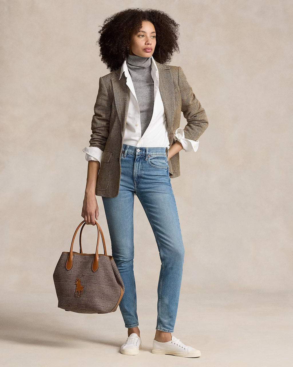 Polo Ralph Lauren Herringbone Linen-Blend Blazer