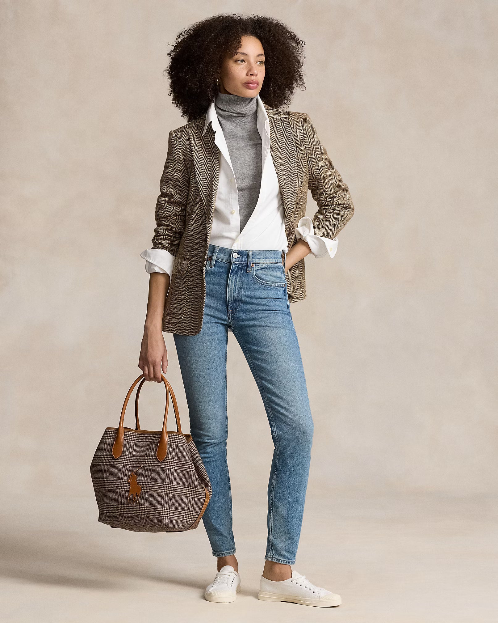 Polo Ralph Lauren Herringbone Linen-Blend Blazer