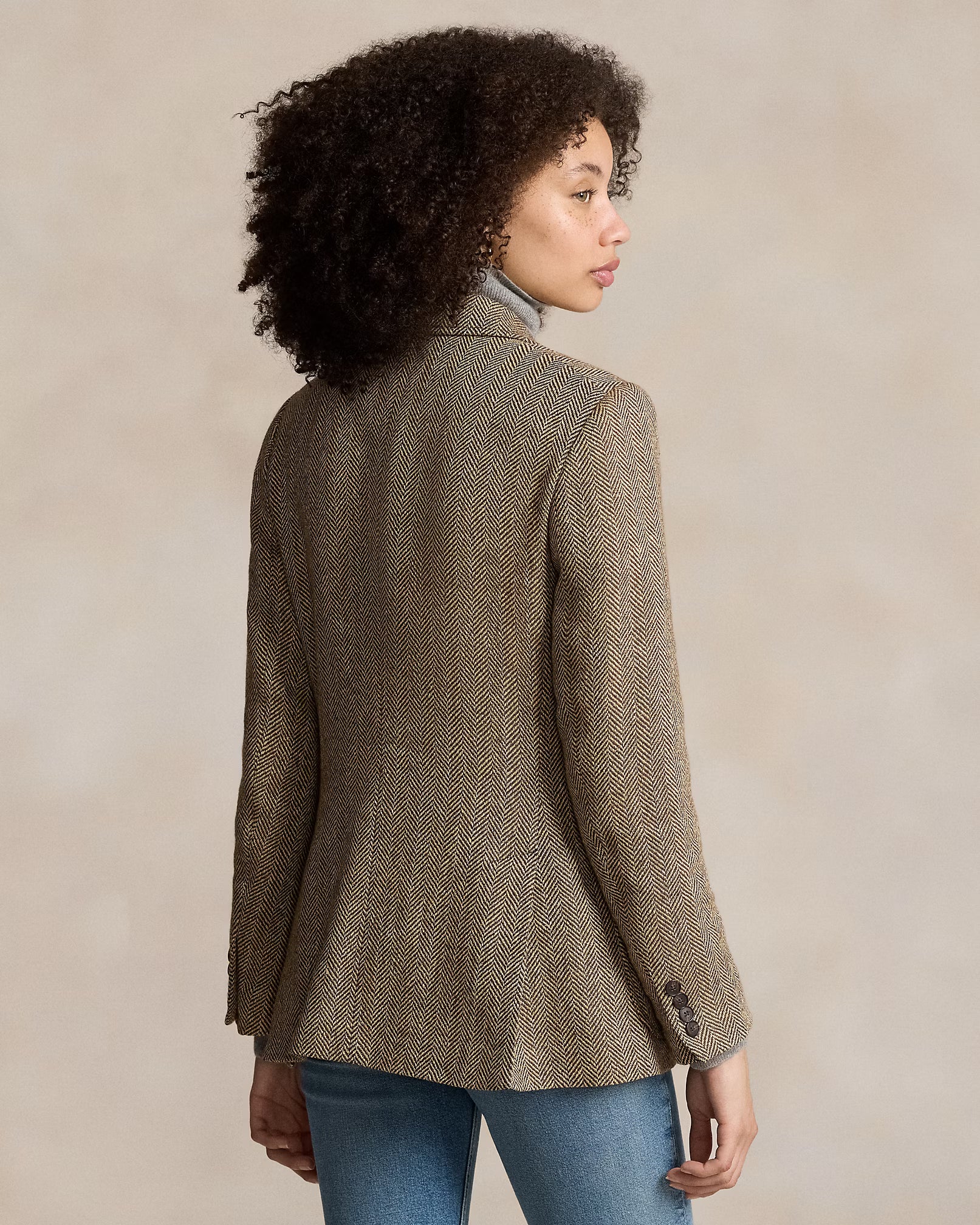 Polo Ralph Lauren Herringbone Linen-Blend Blazer
