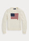 Polo Ralph Lauren Flag Cotton Crewneck Sweater - Cream