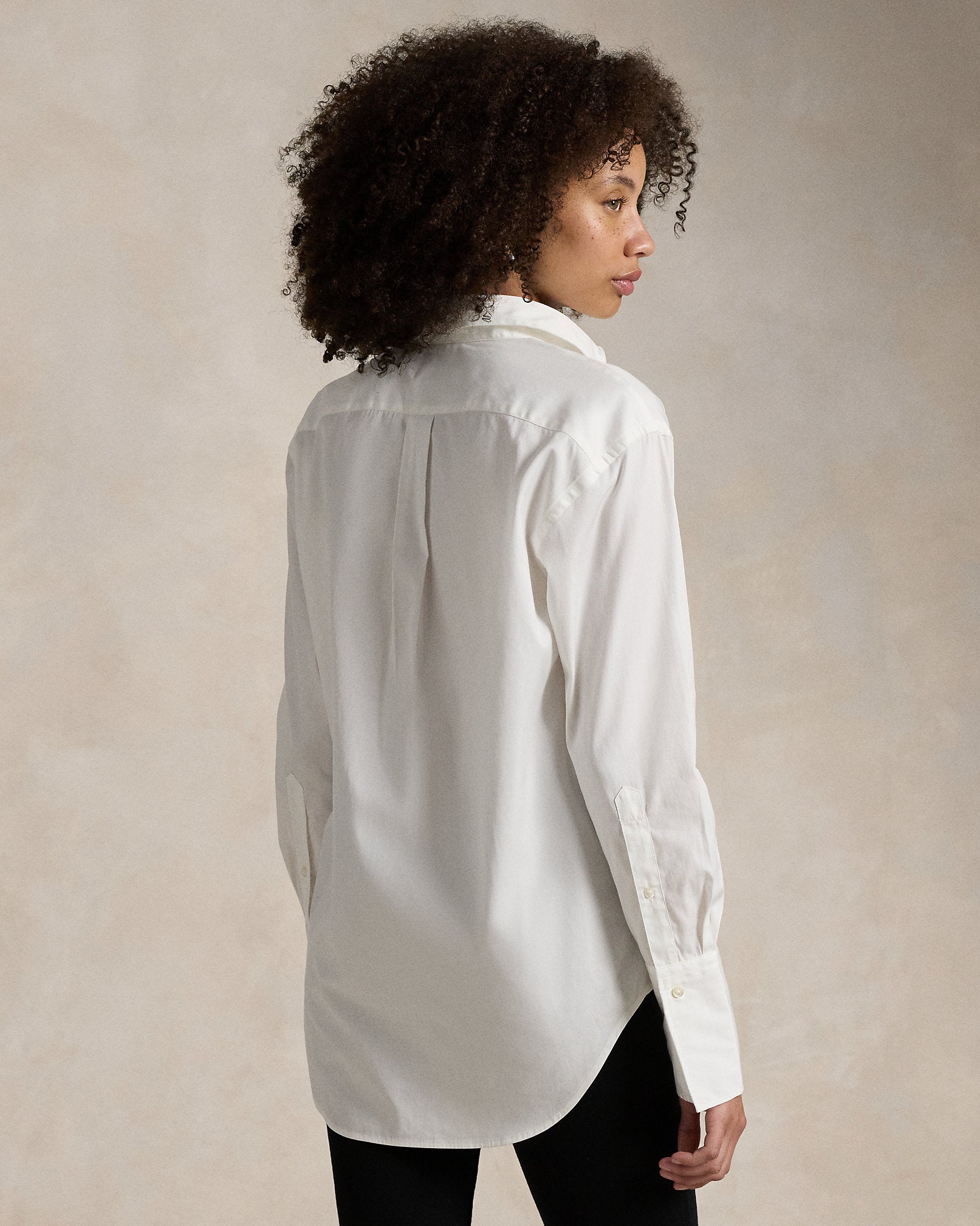 Polo Ralph Lauren Extended-Cuff Cotton Shirt - White