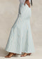 Polo Ralph Lauren Striped Faille Maxi Skirt