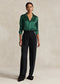 Polo Ralph Lauren Classic Fit Silk Shirt - Vermont Green