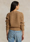 Polo Ralph Lauren Openwork Cotton-Blend Crewneck Sweater