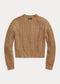 Polo Ralph Lauren Openwork Cotton-Blend Crewneck Sweater