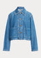 Polo Ralph Lauren Cropped Denim Car Coat