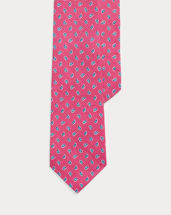Polo Ralph Lauren Pine-Patterned Linen Tie