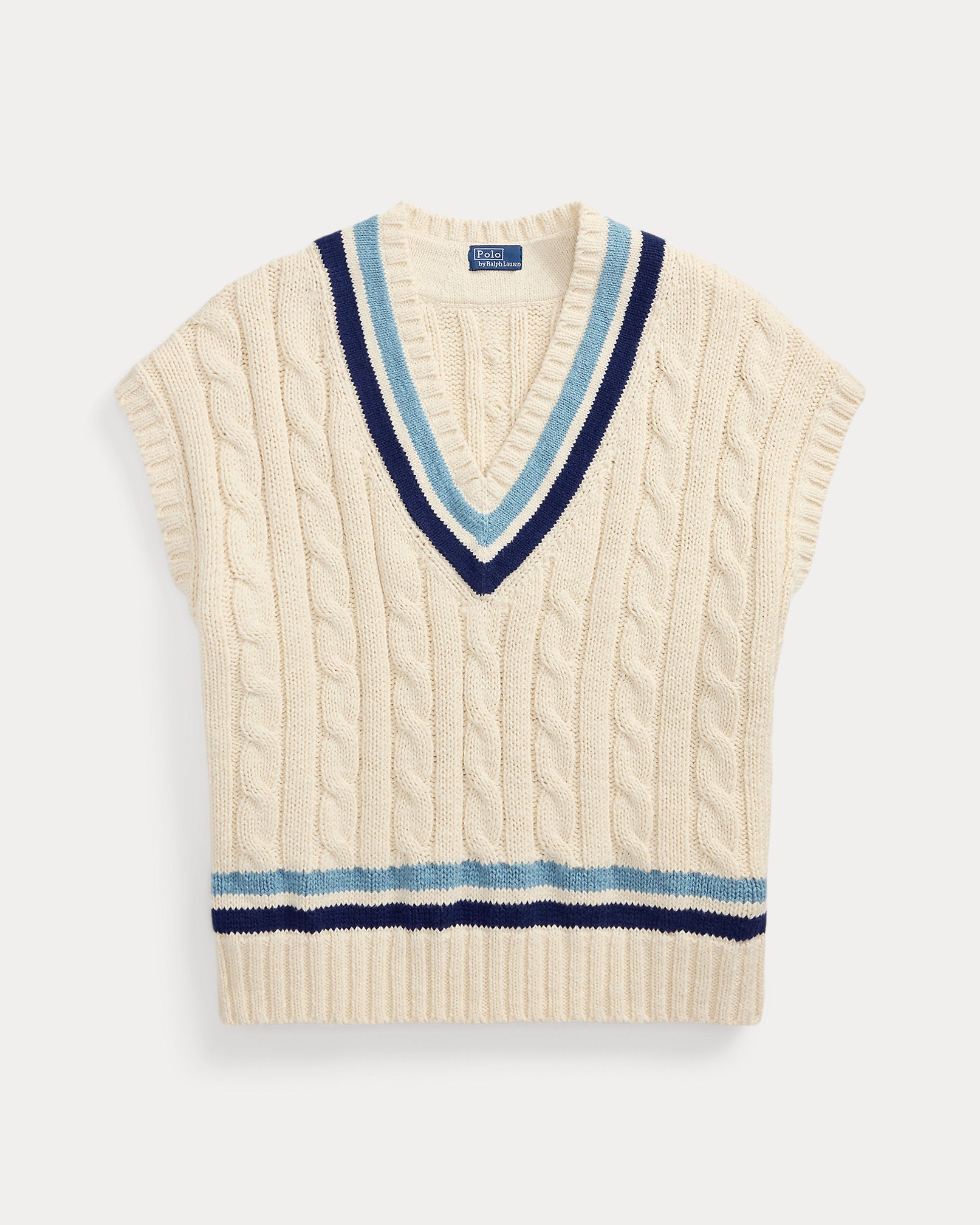 Polo Ralph Lauren Cable-Knit Cotton Cricket Sweater Vest