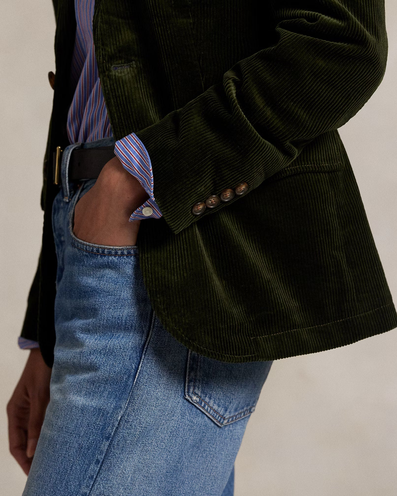 Polo Ralph Lauren Wale Cord Blazer - Olive