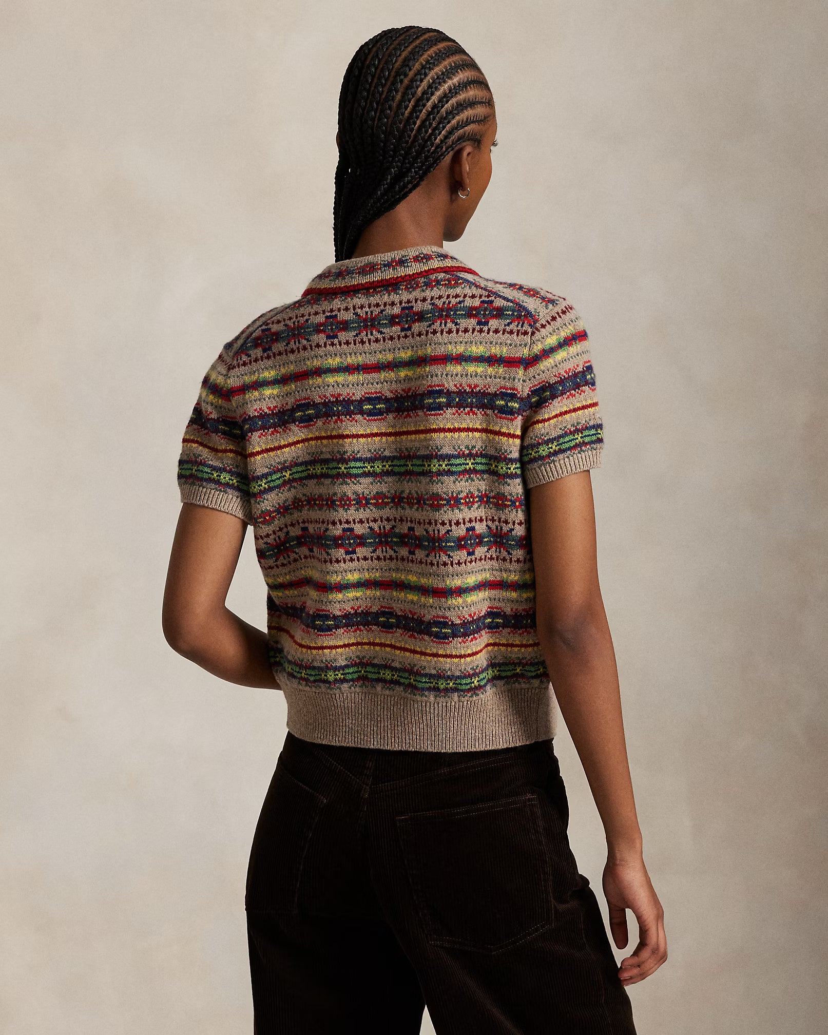 Polo Ralph Lauren Fair Isle Short-Sleeve Cardigan