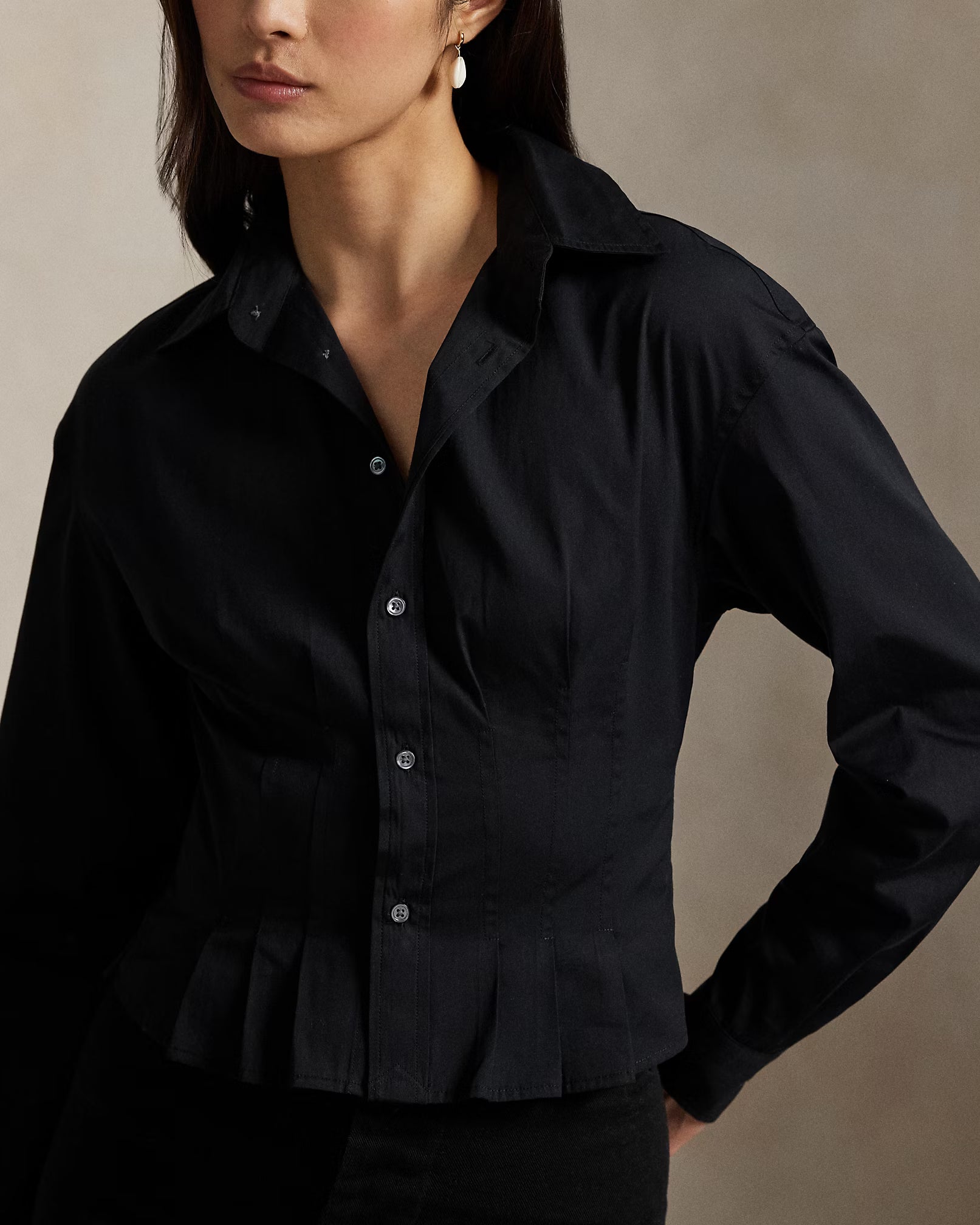 Polo Ralph Lauren Seamed Cotton Shirt