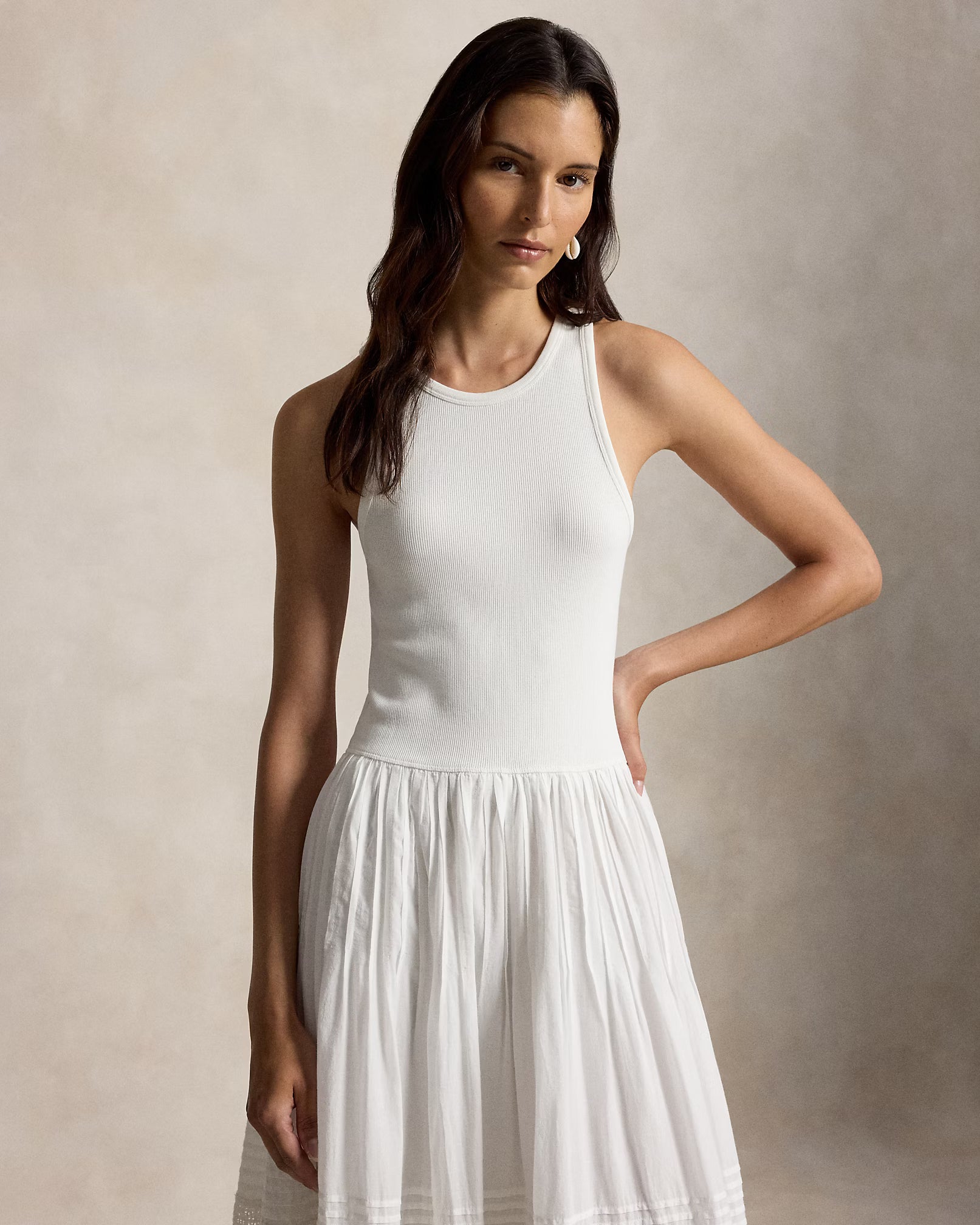 Polo Ralph Lauren Lace-Trim Tank Dress