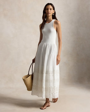 Polo Ralph Lauren Lace-Trim Tank Dress