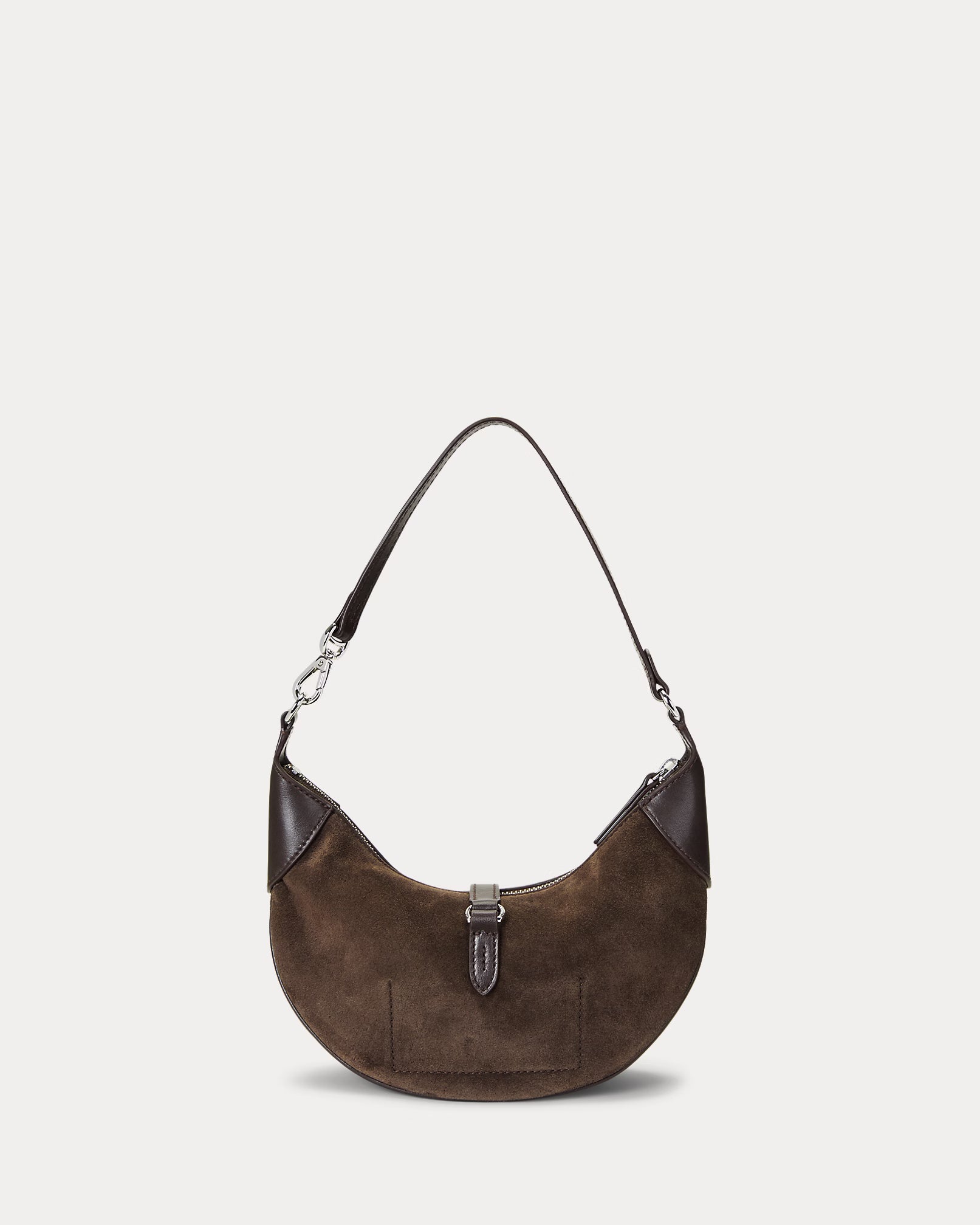 Polo Ralph Lauren Polo ID Suede Mini Shoulder Bag - Brown