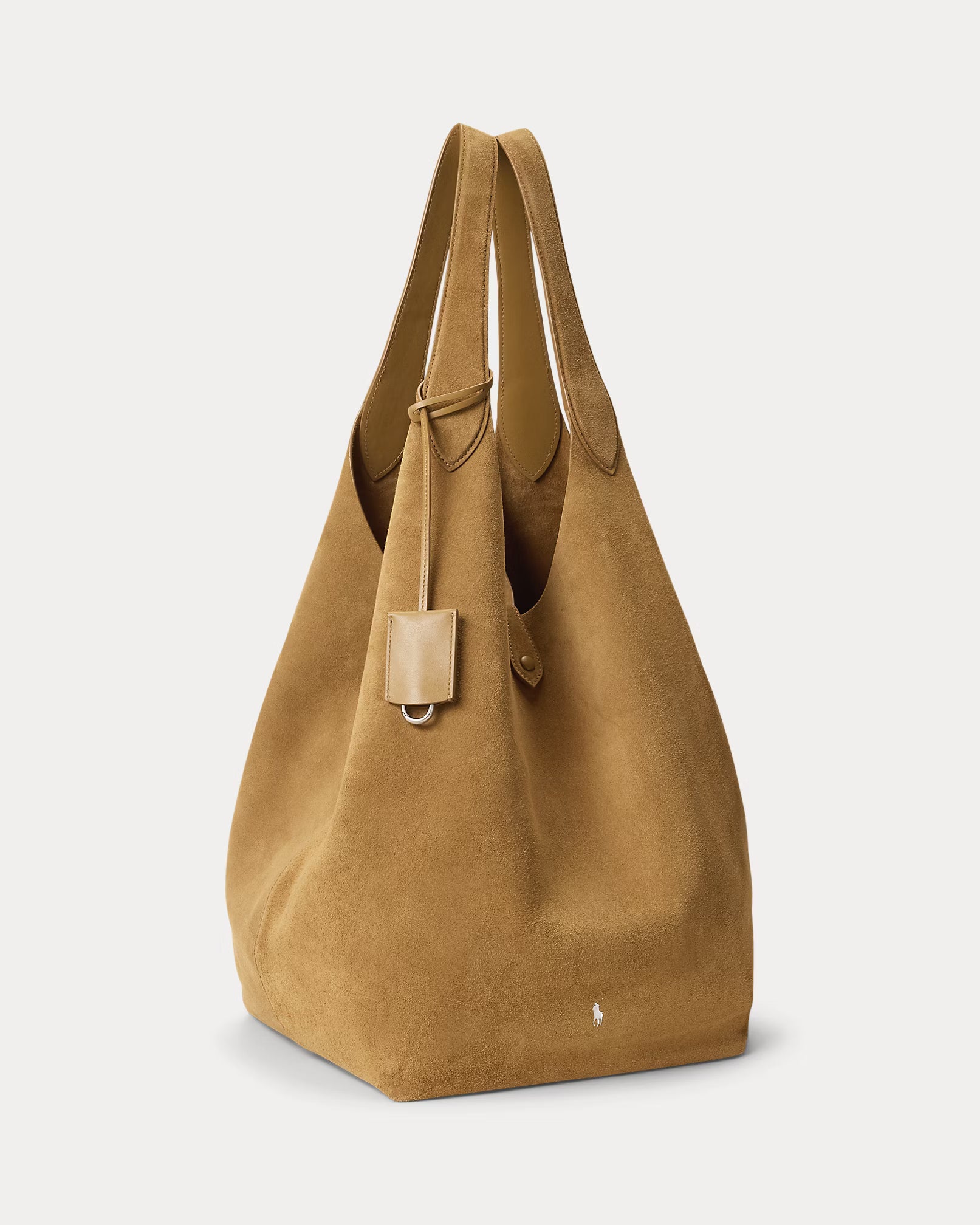 Polo Ralph Lauren Polo Play Suede Large Tote - Camel