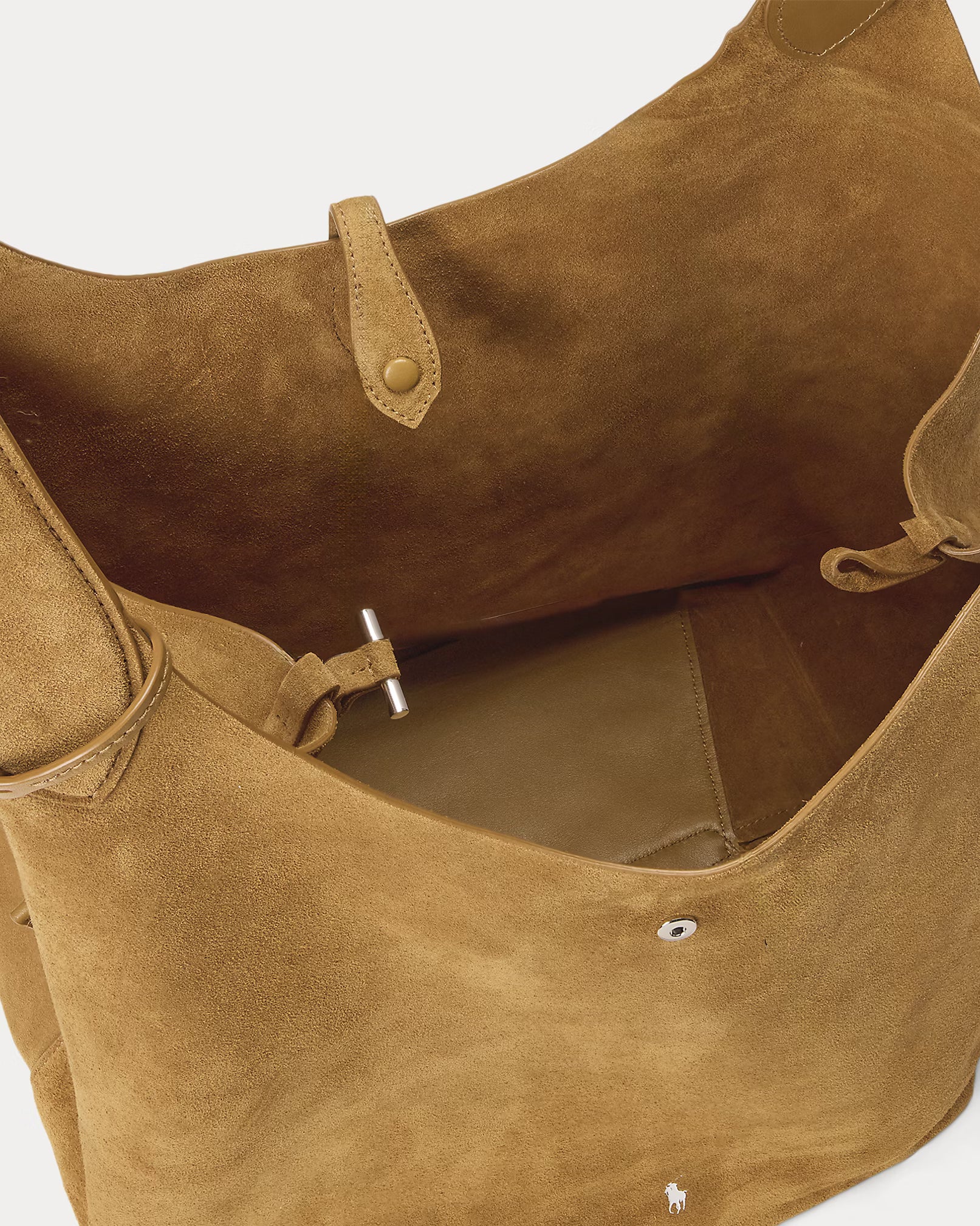 Polo Ralph Lauren Polo Play Suede Large Tote - Camel