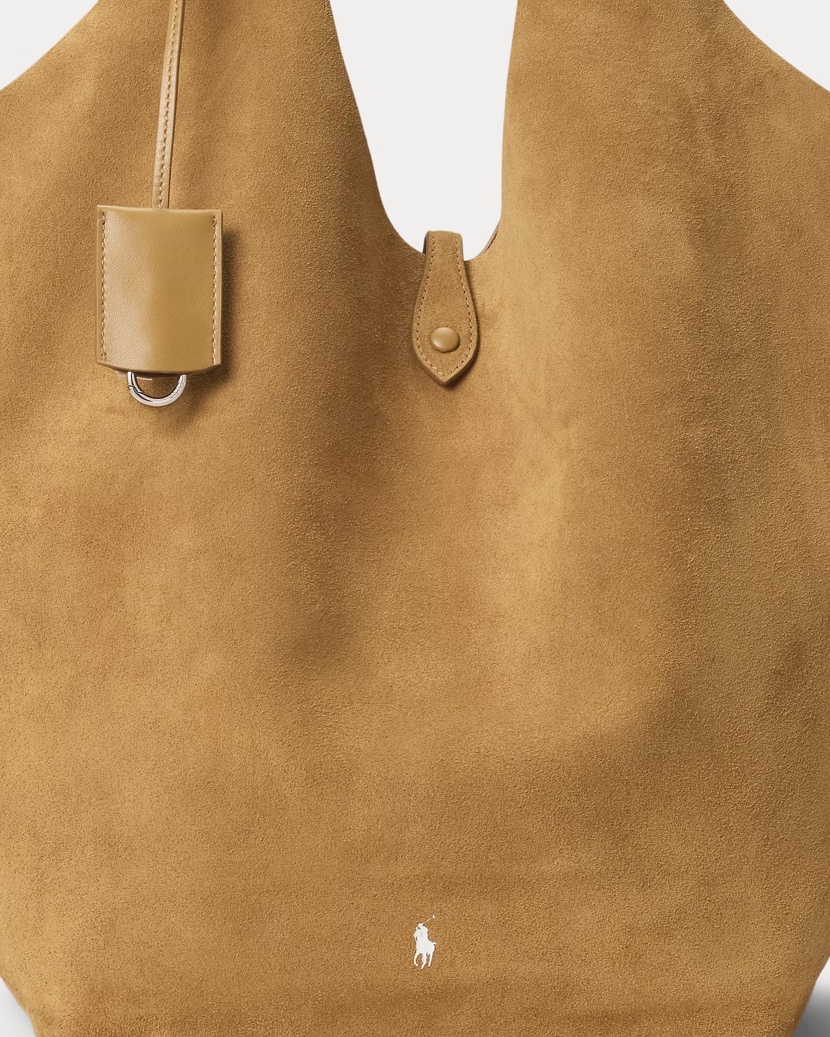 Polo Ralph Lauren Polo Play Suede Large Tote - Camel