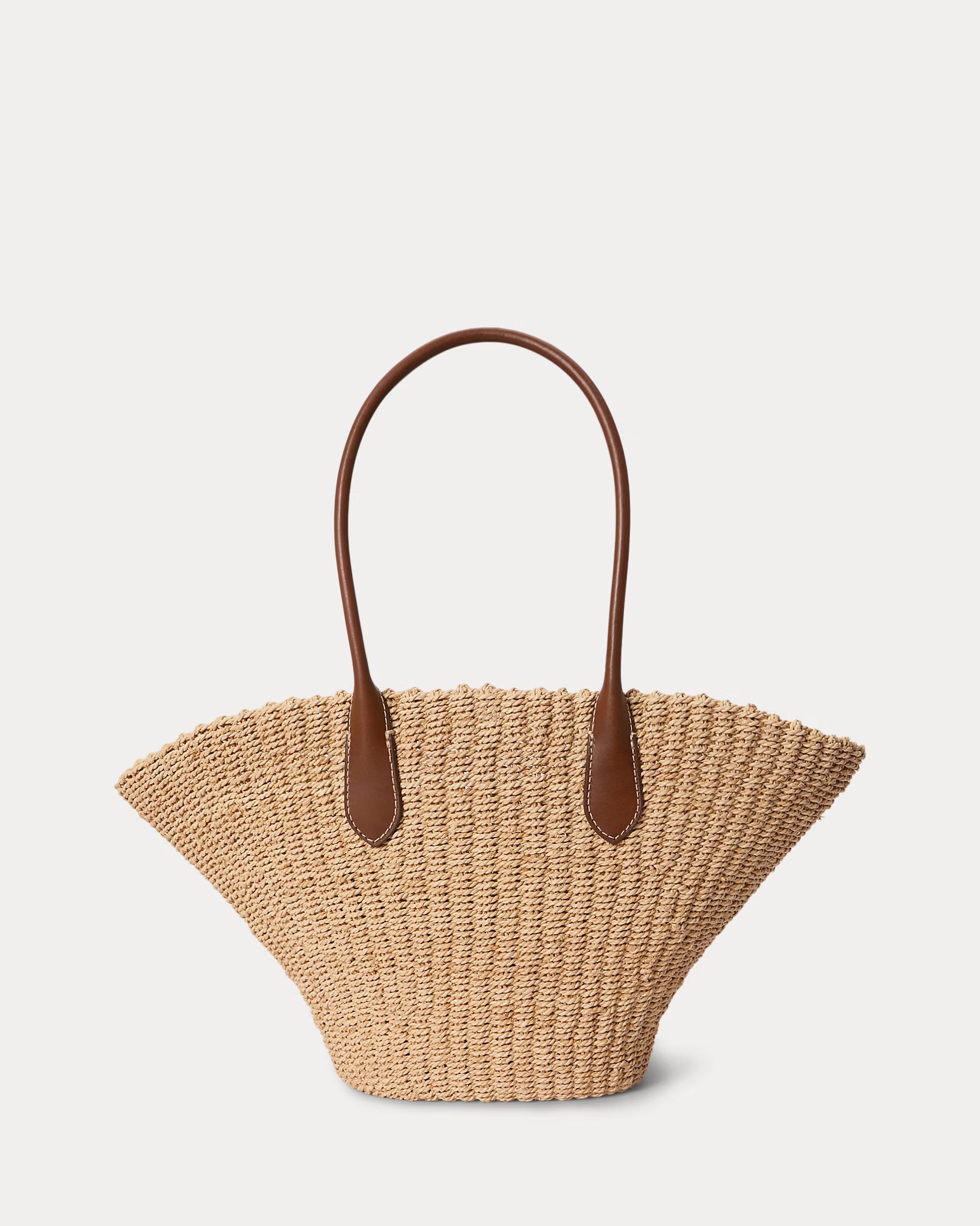 Polo Ralph Lauren Bellport Raffia Basket Tote