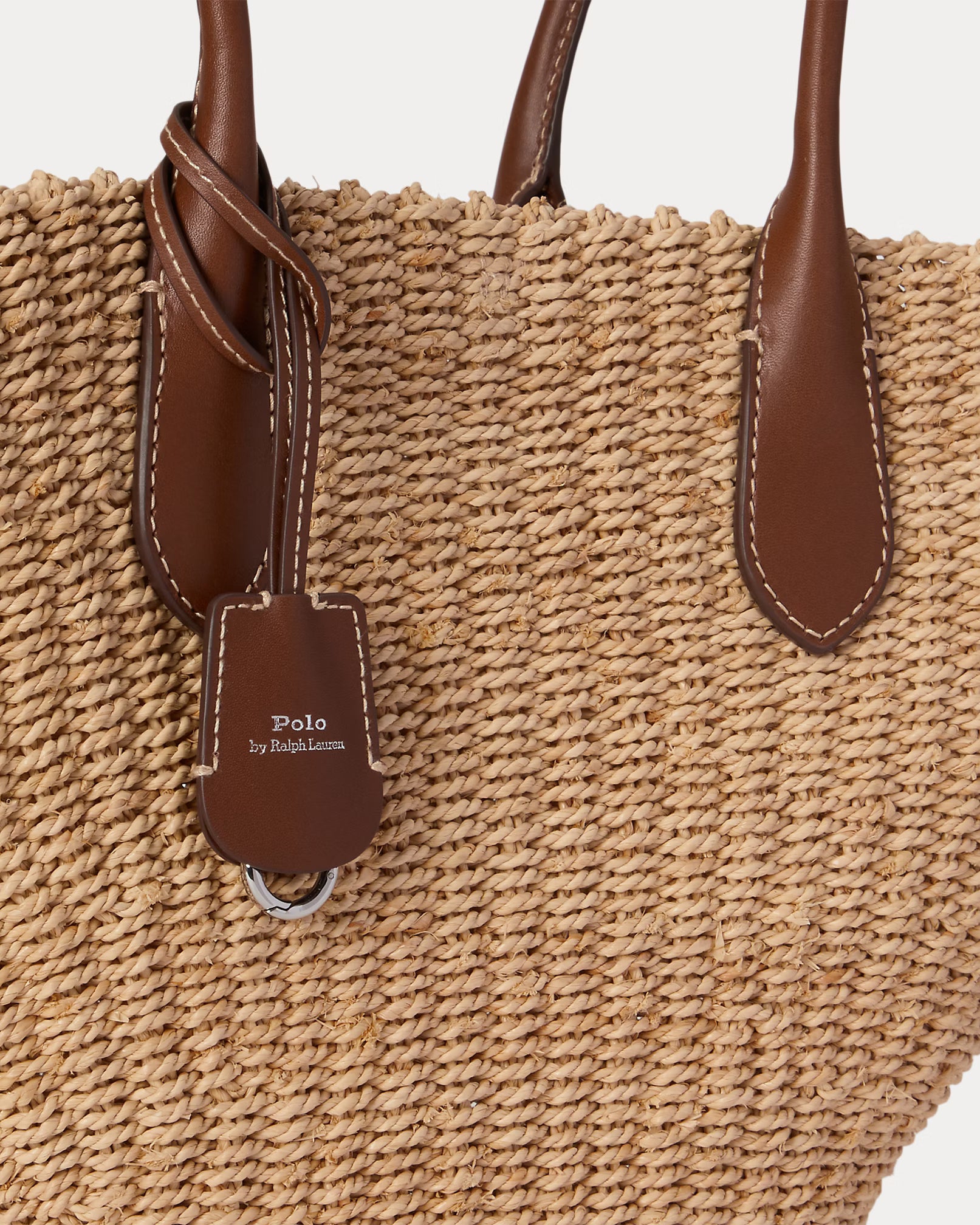 Polo Ralph Lauren Bellport Raffia Basket Tote
