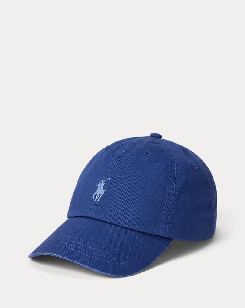 Polo Ralph Lauren The Iconic Cotton Chino Ball Cap - Blue Yacht