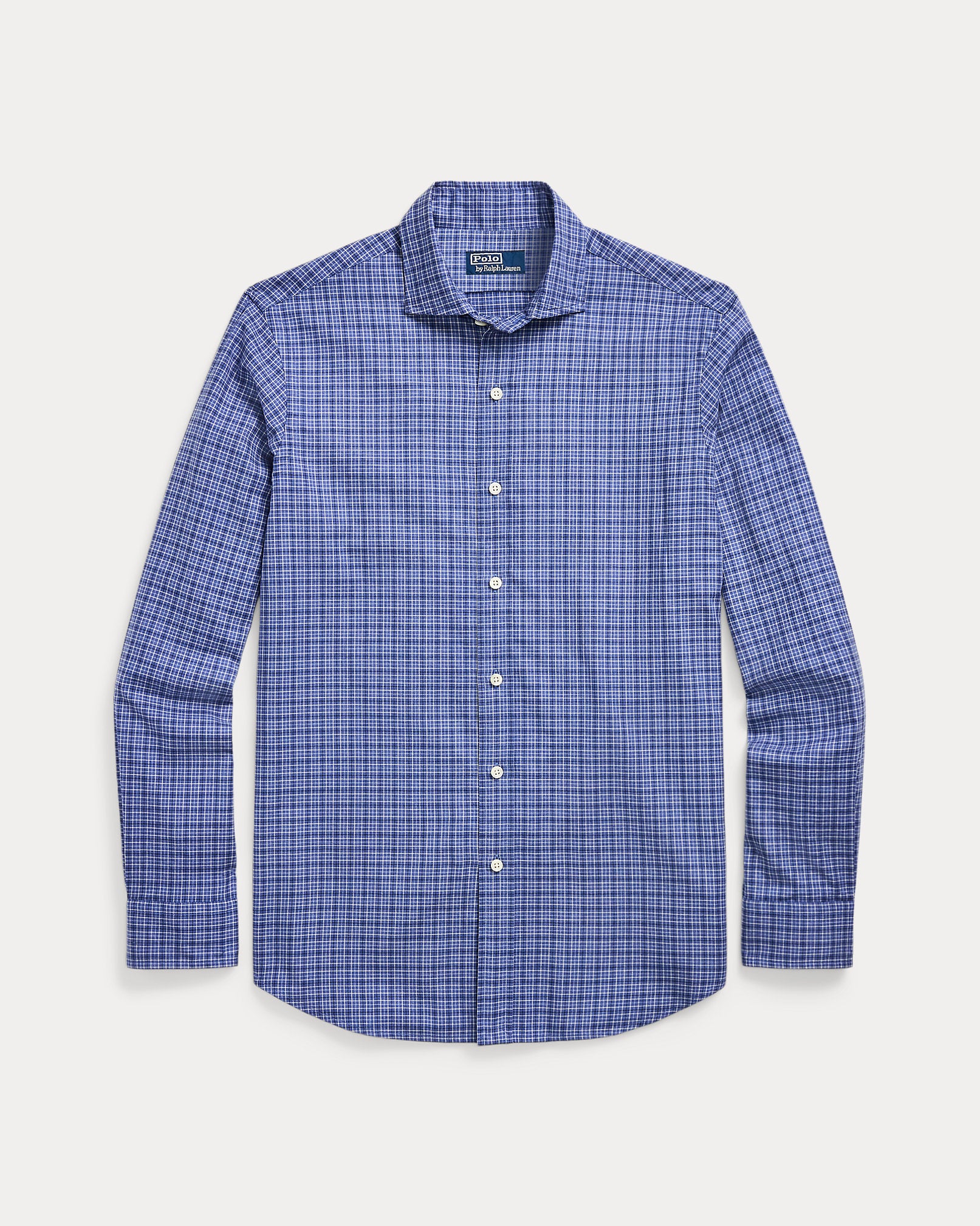 Polo Ralph Lauren Classic Fit Plaid Twill Shirt - Blue Heather Multi