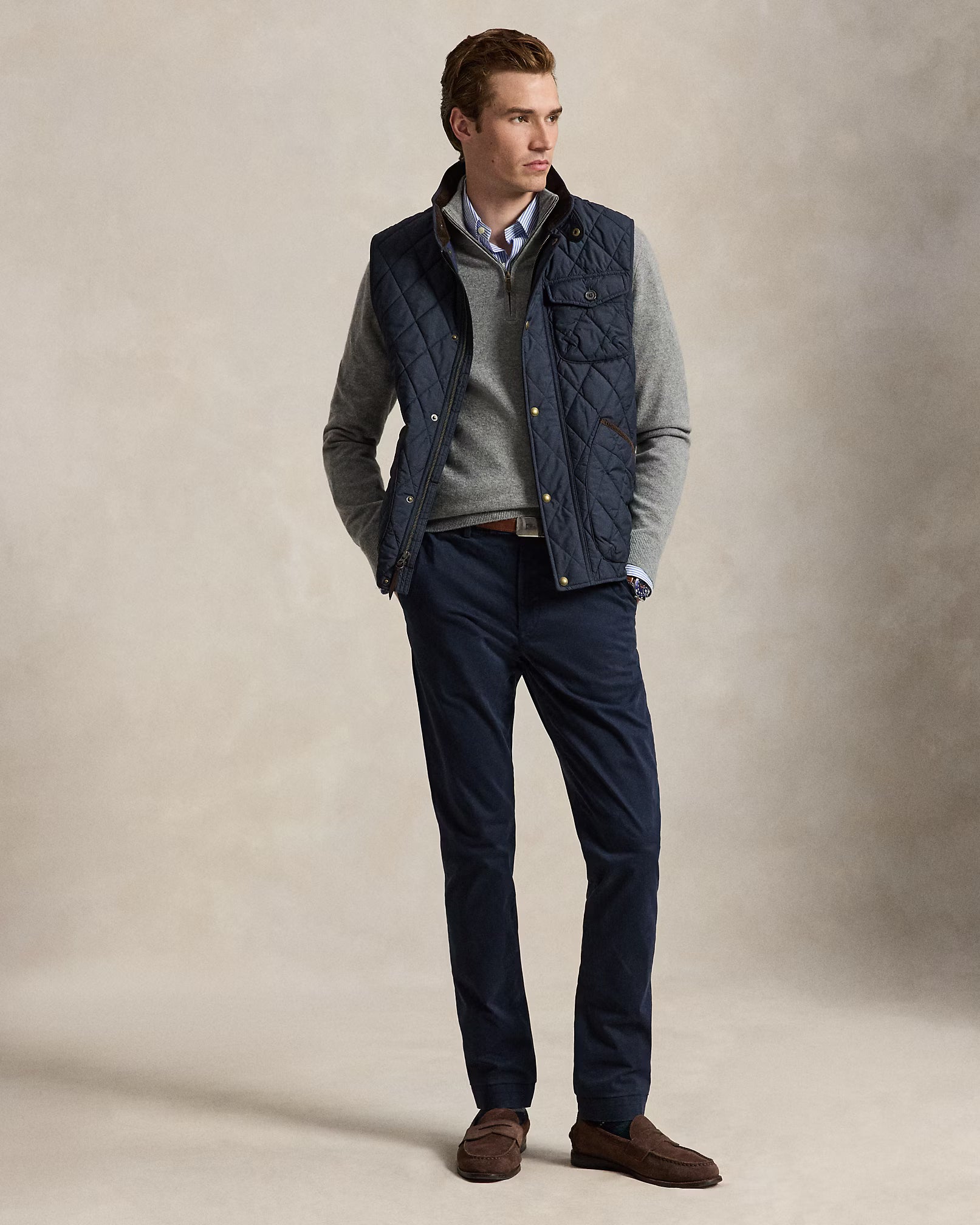 Polo Ralph Lauren Jarrett Slim Fit Sateen Pant - Aviator Navy