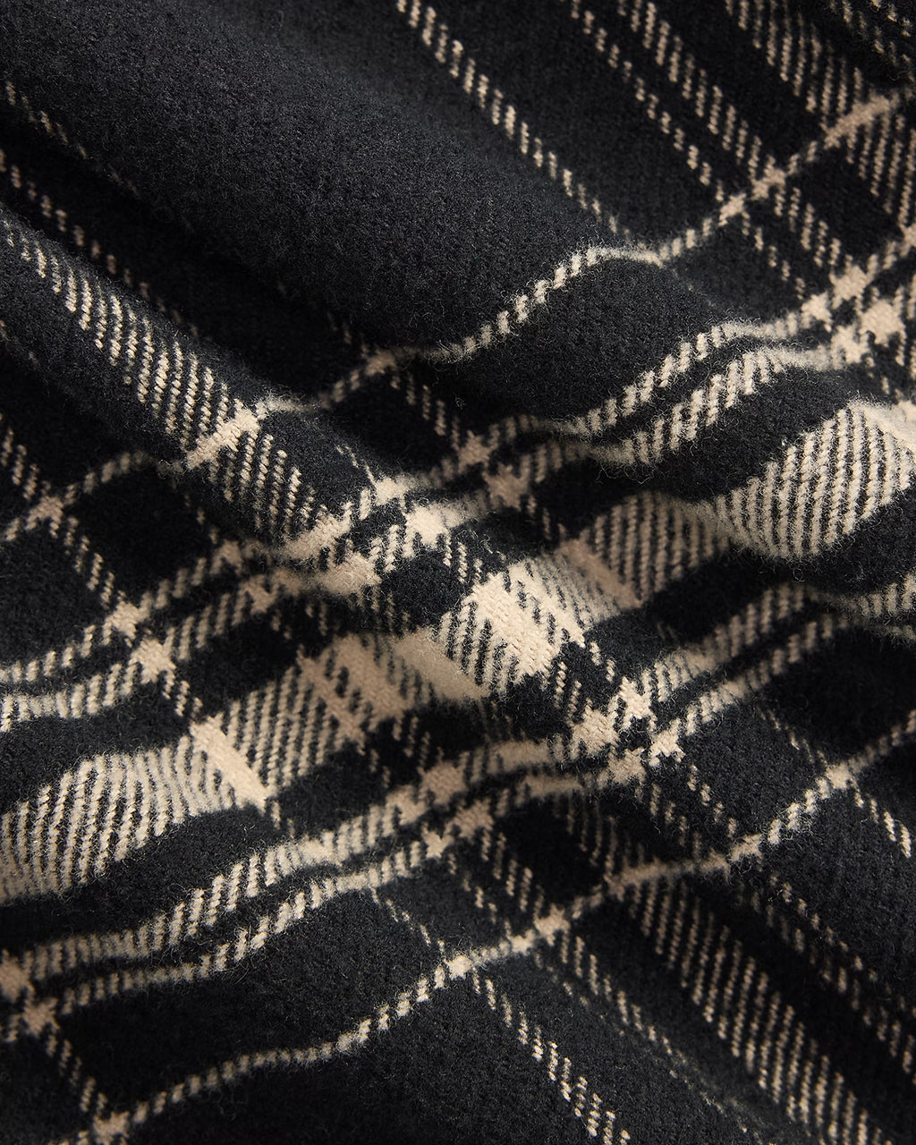 Polo Ralph Lauren Classic Fit Plaid Flannel Workshirt - Black Cream