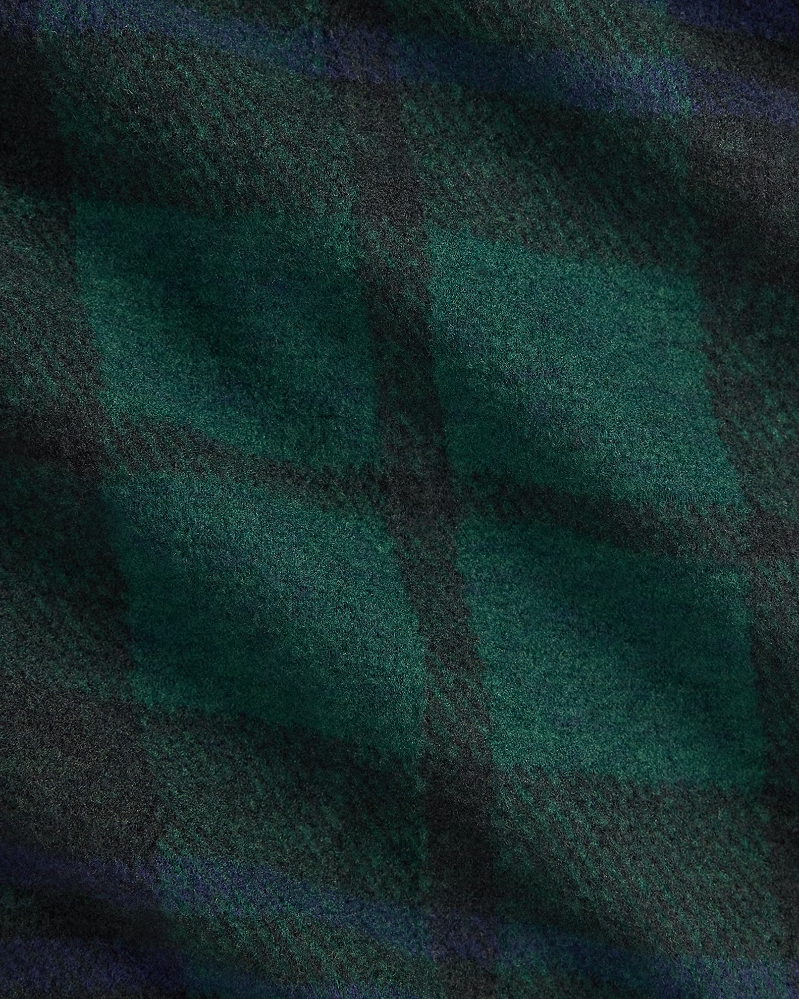 Polo Ralph Lauren Plaid Knit Overshirt - Blackwatch Plaid