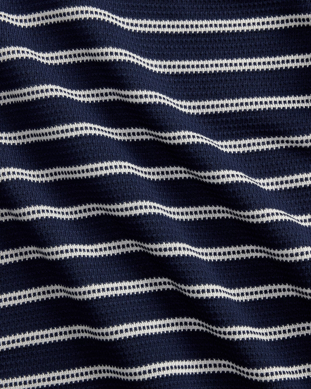 Polo Ralph Lauren Striped Pointelle-Ribbed Camp Shirt