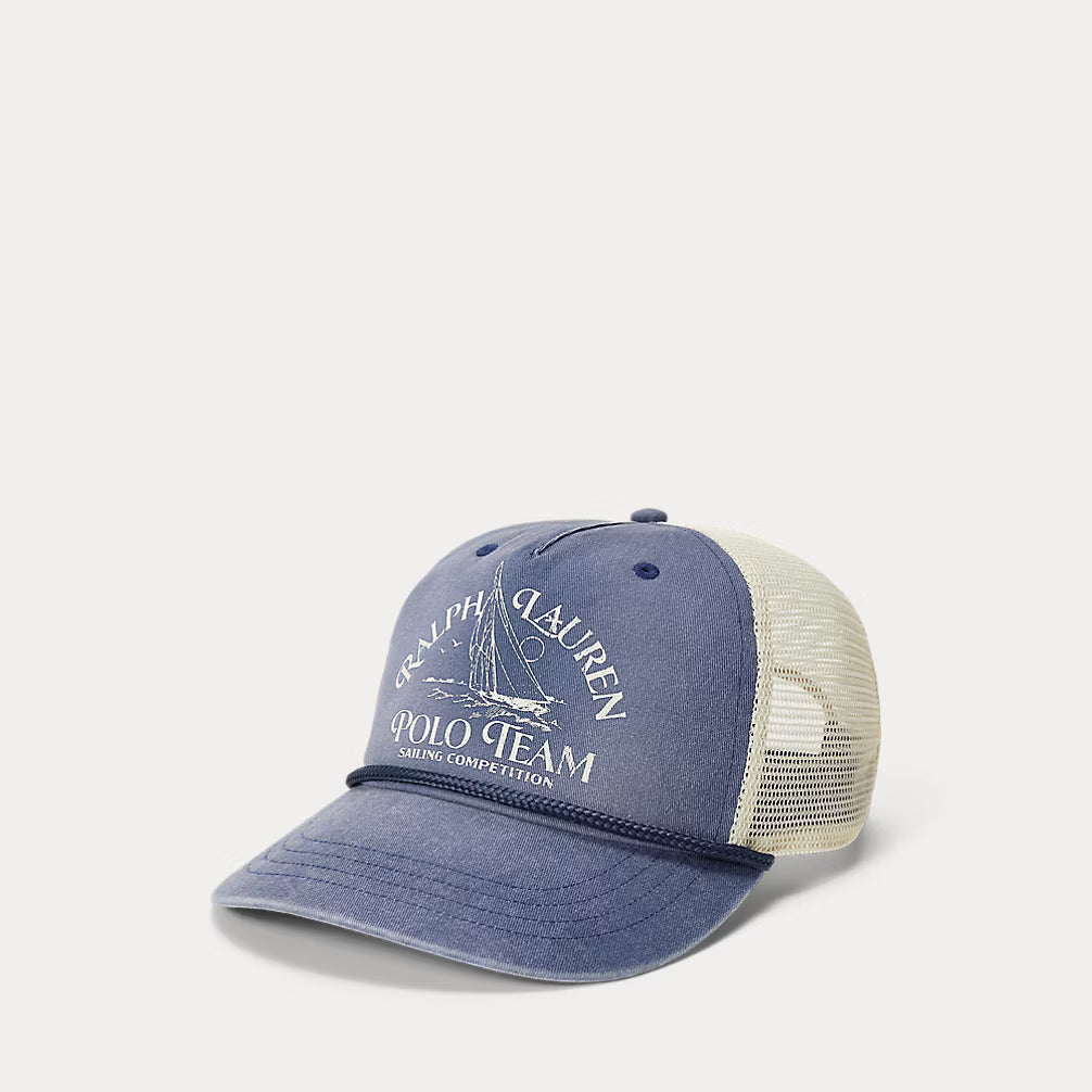 Polo Ralph Lauren Twill Graphic Trucker Cap