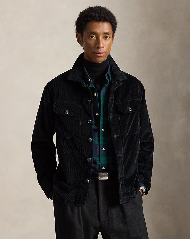 Polo Ralph Lauren Corduroy Overshirt - Black