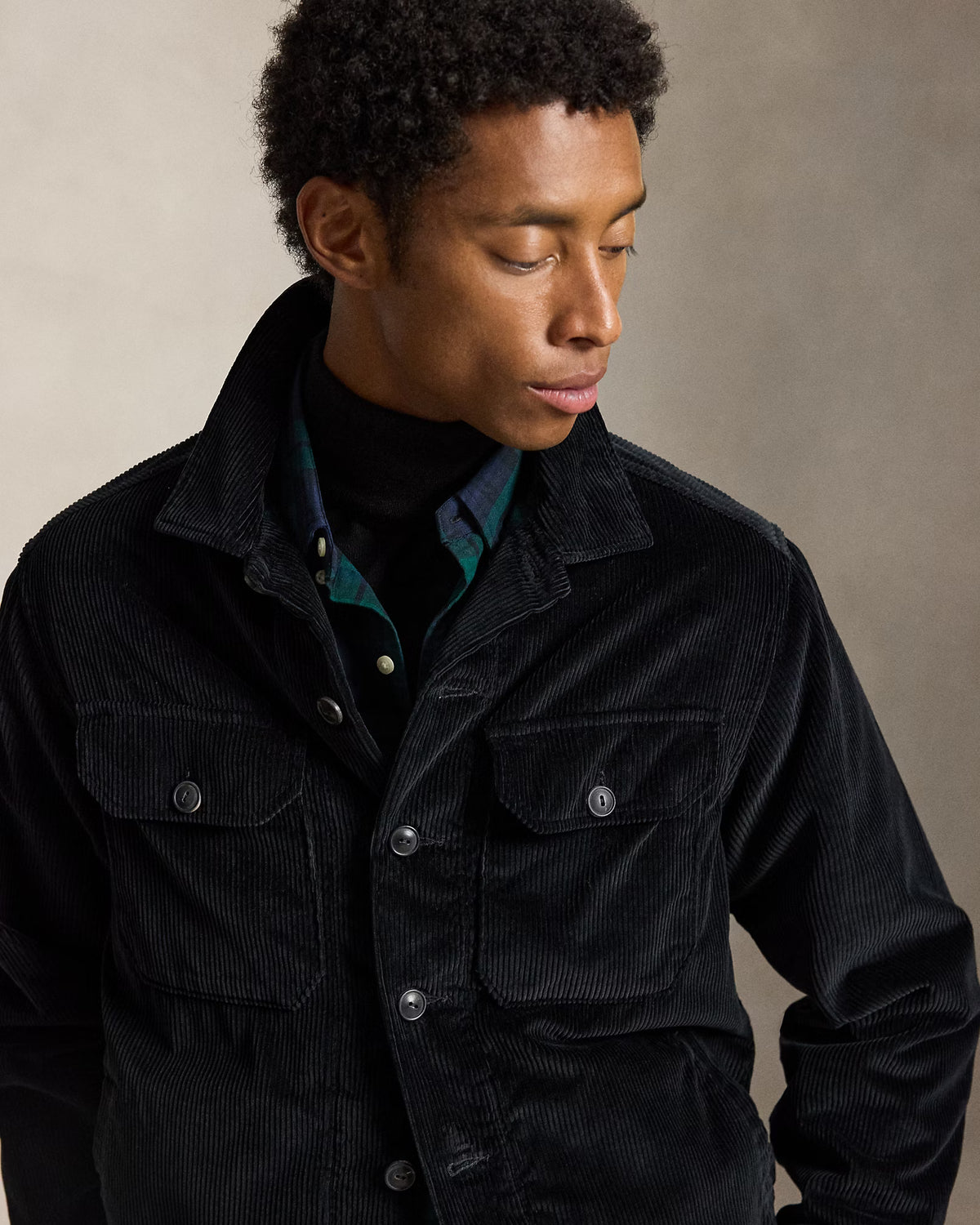 Polo Ralph Lauren Corduroy Overshirt - Black