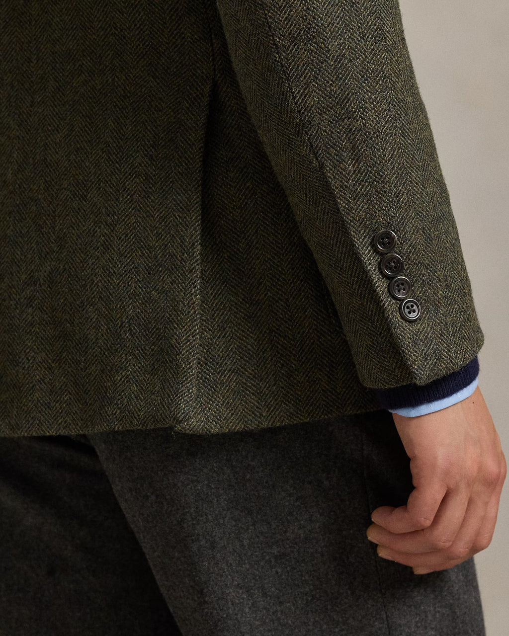 Polo Ralph Lauren Tailored Herringbone Sport Coat - Loden Multi