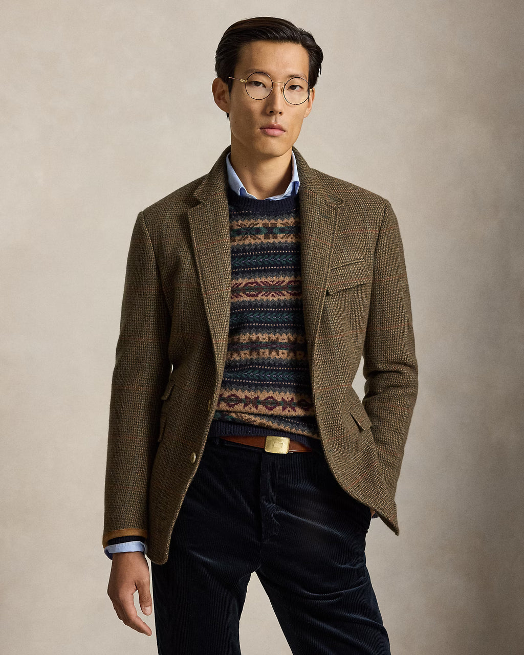Polo Ralph Lauren Polo Tailored Fit Plaid Tweed Sport Coat