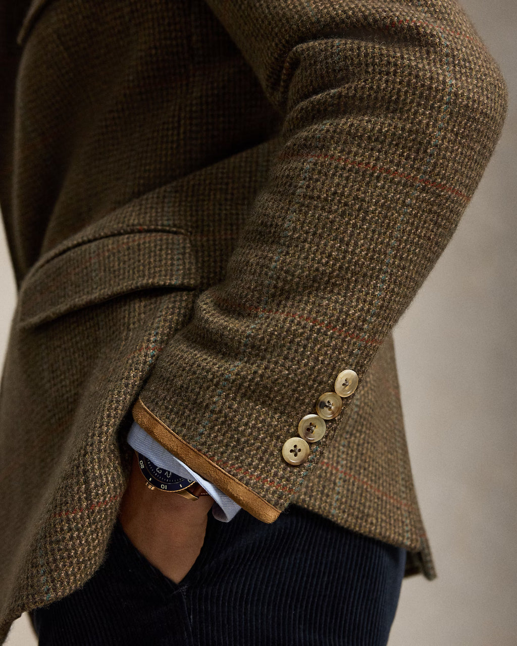 Polo Ralph Lauren Polo Tailored Fit Plaid Tweed Sport Coat