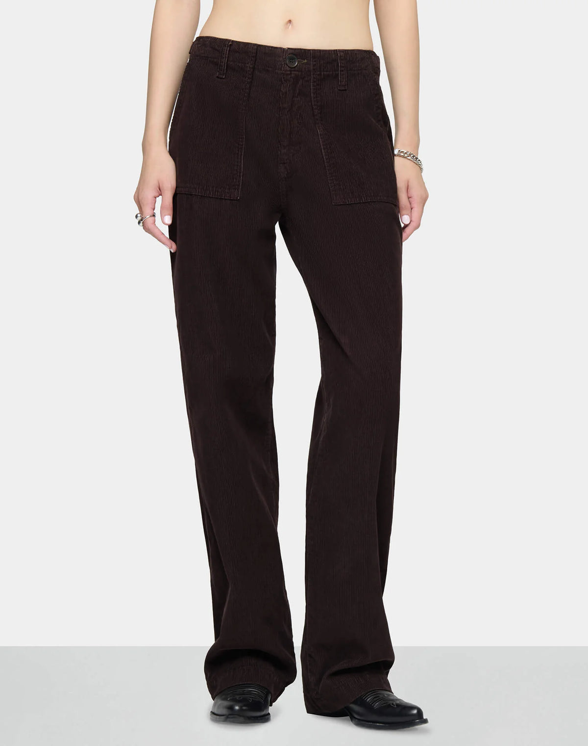 Re/Done The Trooper Pant - Coffee Bean Cord