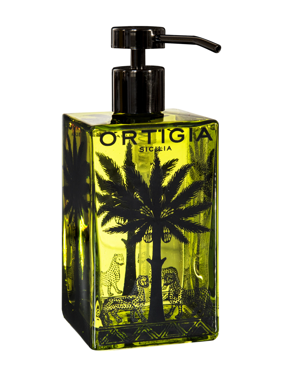 Ortigia Hand & Body Wash 275ml Glass - Green