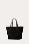 Little Liffner Sprout Tote  - Black Suede