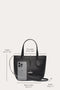 Little Liffner Sprout Tote Mini  - Black Suede