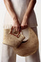 Staud Shirley Mini Bucket Bag Natural Raffia