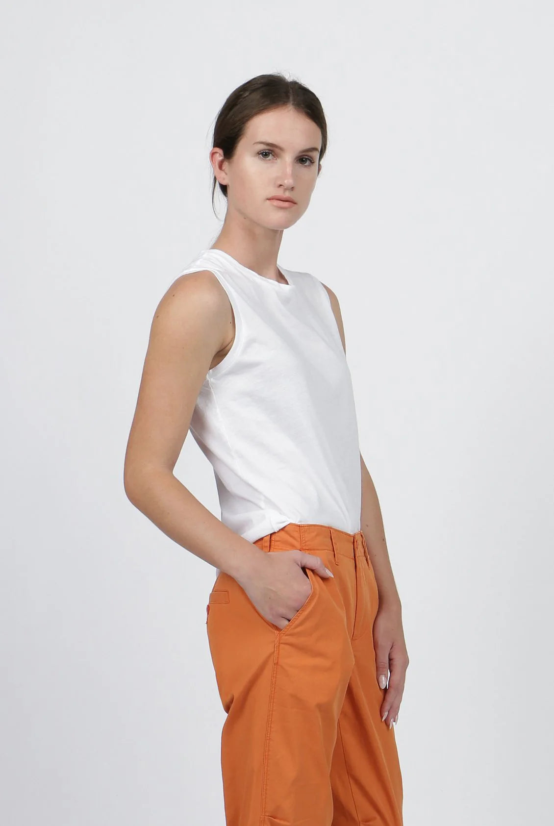 G1 Muscle Tank - White