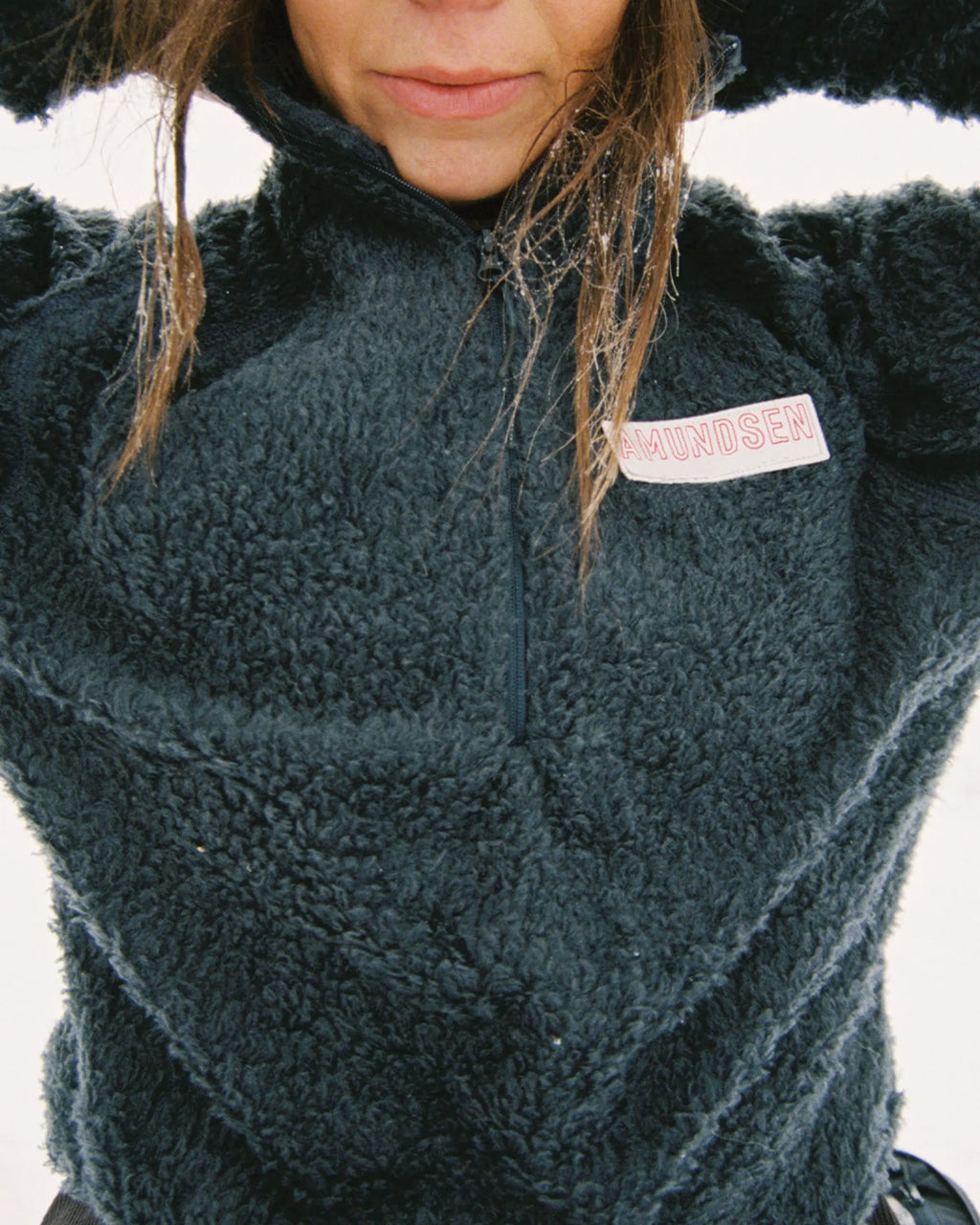 Amundsen Moutain Airy Fleece Half Zip Womens - Anthracite Navy